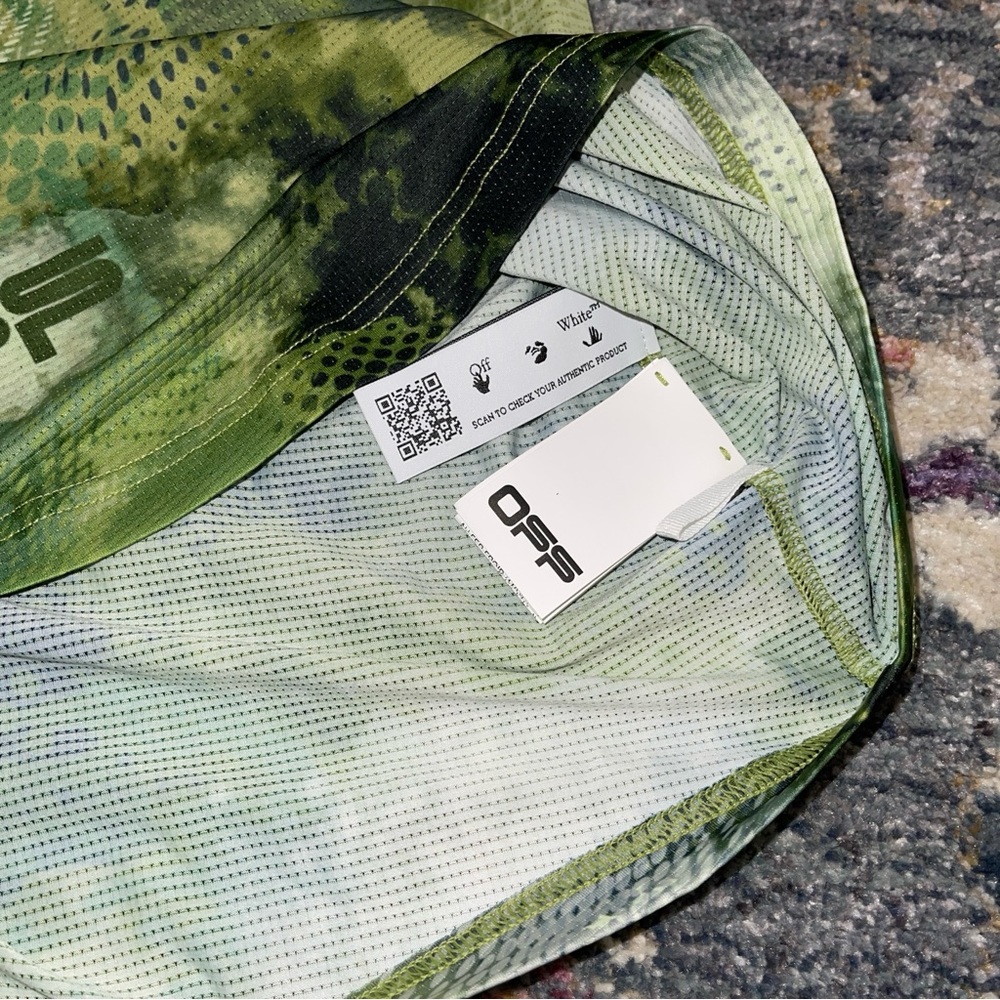 Off-White Active Mesh Workout Top Medium - image 3